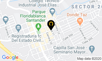 Mapa de Gimnasio Saturno en Floridablanca