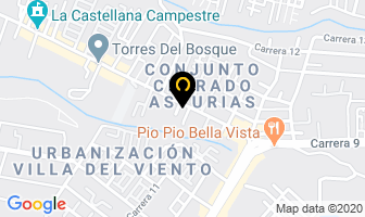 Mapa de Gimnasio Shoowa en Popayán