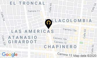 Mapa de Gimnasio Tohomas Gym en Cali