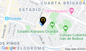 Mapa de Gimnasio Uro's en Medellín