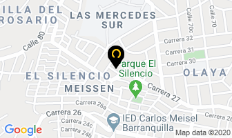Mapa de Ginarq en Barranquilla