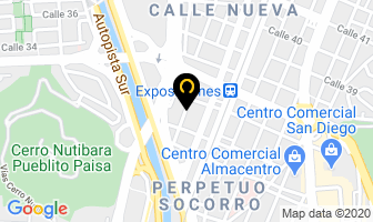 Mapa de Giraldo Hermanos Ltda. en Medellín