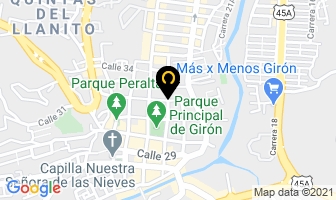Mapa de Girón Chillout Hotel en Girón