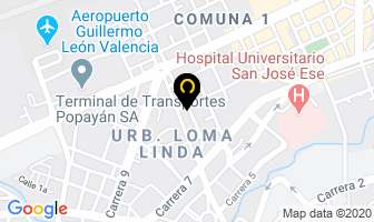 Mapa de Girón Martínez Isabel en Popayán