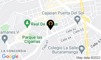 Mapa de Giro´s Leontech Gym en Bucaramanga