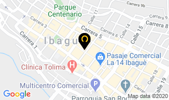 Mapa de Giros y finanzas en Ibagué