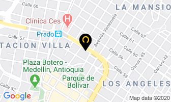Mapa de Girotex en Medellín