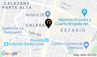 Mapa de Gladys Borja Arias en Medellín