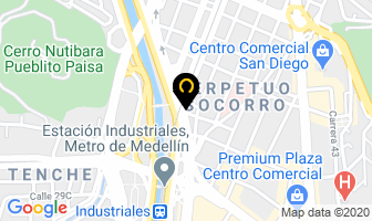 Mapa de Glassfort Ltda. en Medellín