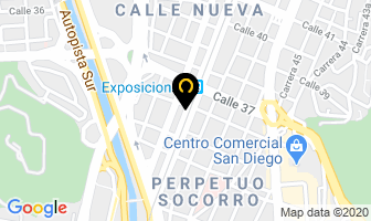 Mapa de Glasstec en Medellín