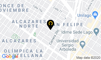Mapa de Glassteco en Bogotá D.C