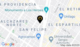 Mapa de Glassteco Propartes en Bogotá D.C