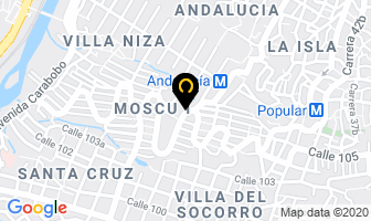 Mapa de Global Connection en Medellín