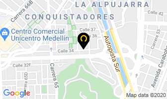 Mapa de Global Dental en Medellín