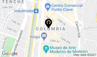 Mapa de Global Empaque Ltda en Medellín