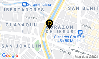 Mapa de Global English Teaching en Medellín