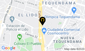 Mapa de Global International Cargo Ltda. en Cali