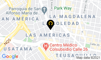 Mapa de Global Media / Cable Noticias en Bogotá D.C