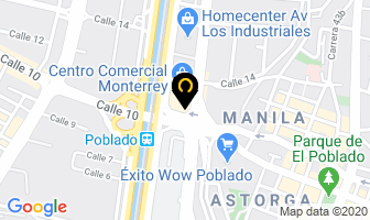 Mapa de Global Pc en Medellín