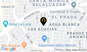 Mapa de Global Producciones Cali en Cali