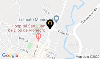 Mapa de Global Publicidad en Rionegro