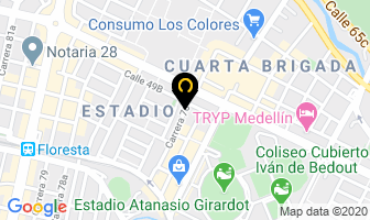 Mapa de Global Variedades en Medellín