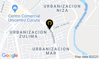 Mapa de Globocar en Cúcuta