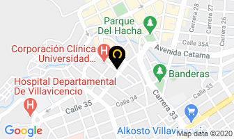 Mapa de Glodent's en Villavicencio