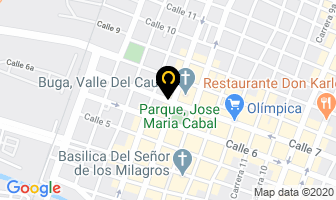 Mapa de Gloriet Comercializadora en Guadalajara de Buga