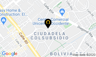 Mapa de Glossium Uniformes Dotaciones Ltda. en Bogotá D.C