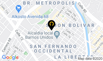 Mapa de G.m. Karts en Bogotá D.C