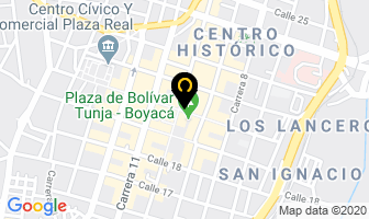 Mapa de Gobernación De Boyacá en Tunja
