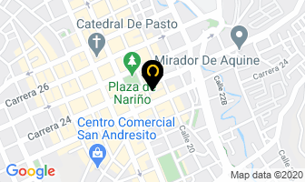 Mapa de Gobernacion De Nariño en Pasto