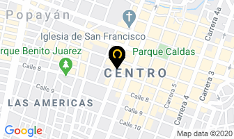 Mapa de Golden Bridge Corp. S.a. en Popayán
