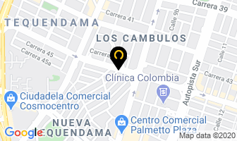 Mapa de Golden Tours en Cali