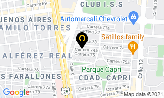 Mapa de Gómez Arias Rafael Armando en Cali