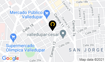 Mapa de Gómez Cuello Umir en Valledupar