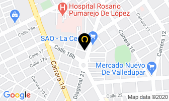 Mapa de Gómez Gómez Ltda. en Valledupar
