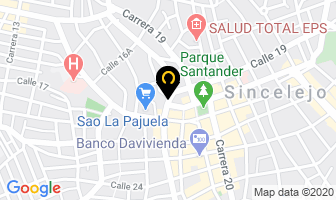 Mapa de Gómez Jiménez Alberto en Sincelejo
