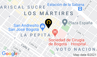 Mapa de Gómez José William en Bogotá D.C