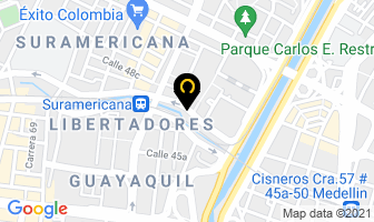 Mapa de Gómez Restrepo Mauricio en Medellín