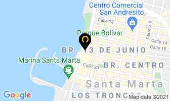 Mapa de González Jiménez Gabriel en Santa Marta