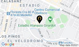 Mapa de González Robledo Jorge Alonso en Medellín