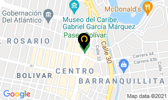 Mapa de González Y Carné Ltda. en Barranquilla