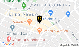 Mapa de Good Creativos en Barranquilla