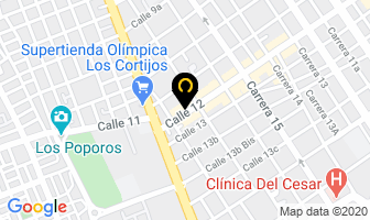 Mapa de Gordón Romero Kellys Yorlenis en Valledupar