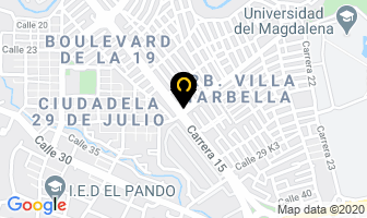 Mapa de Gordo´s Place Comida Rapida en Santa Marta