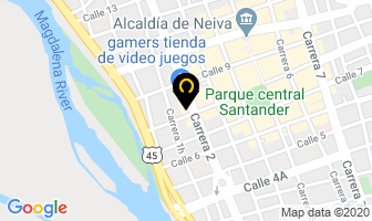 Mapa de Gorky Muñoz Calderon en Neiva