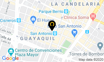 Mapa de Gorras Botero en Medellín