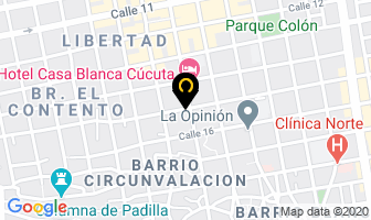 Mapa de Gorras Y Viseras en Cúcuta